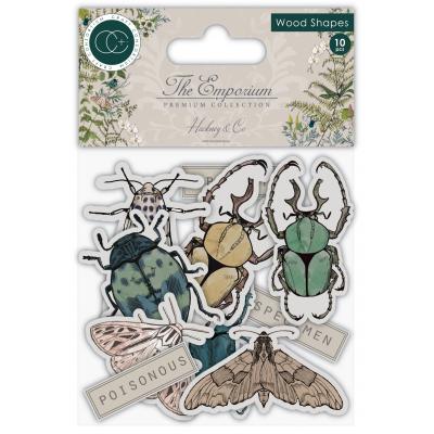 Craft Consortium The Emporium Die Cuts - Wood Shapes